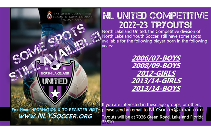2022-23 NL UNITED TRYOUTS