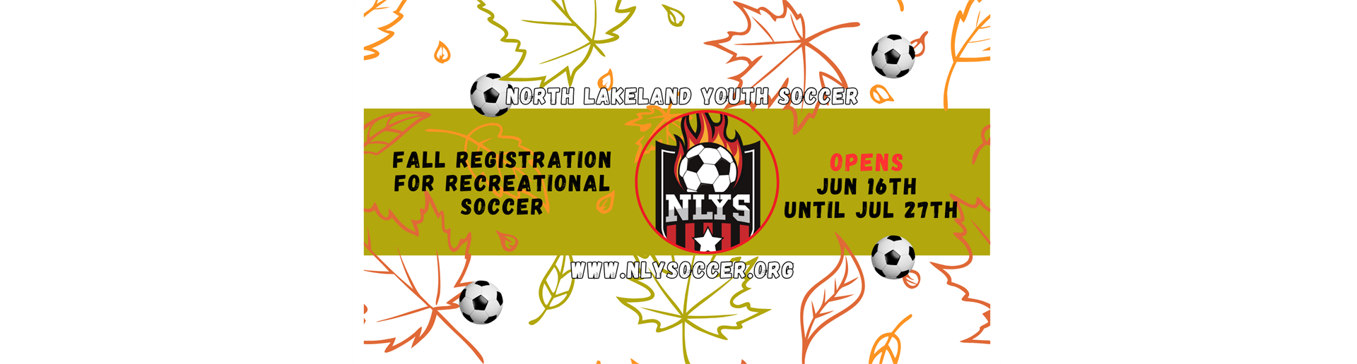 FALL REGISTRATION OPENS JUN 16th