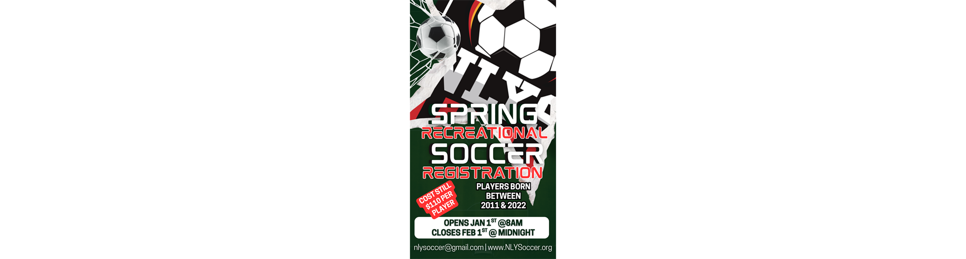SPRING 2026 Registration Now Open!